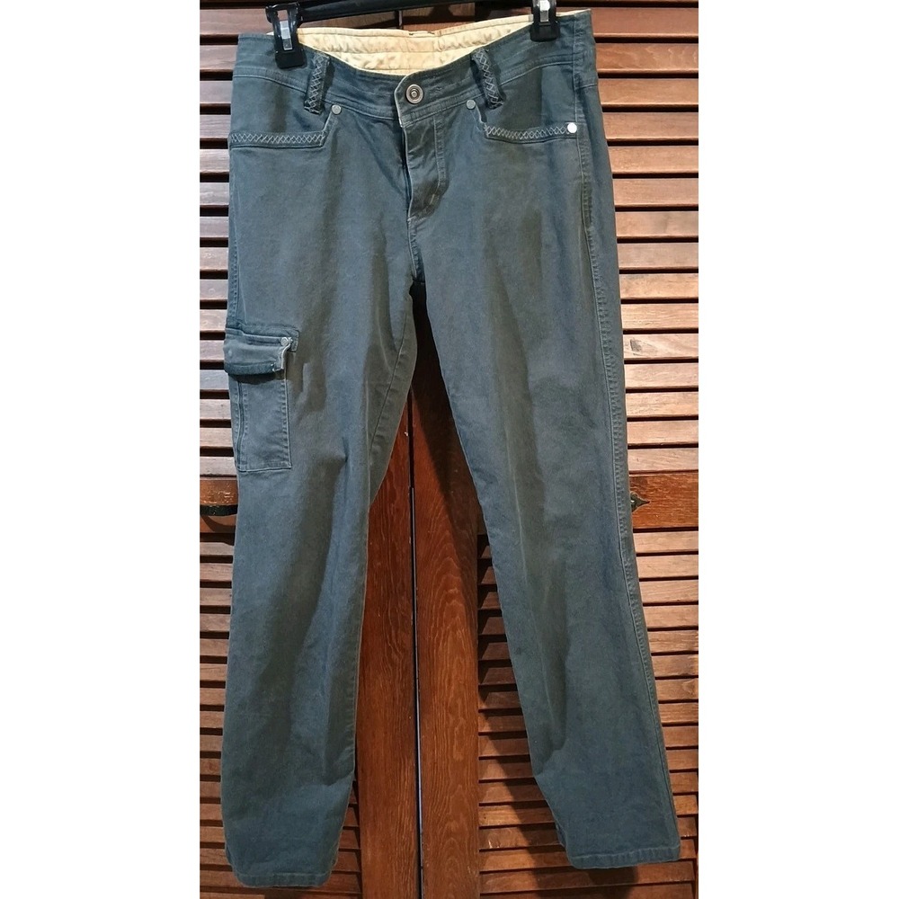Kuhl Cargo Pants Womens Size 8 Reg Hiking Blue Outdoor‎